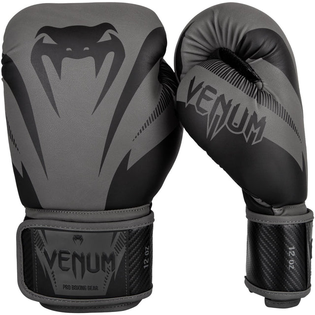 Venum Impact Boxing Gloves Grey/Black
