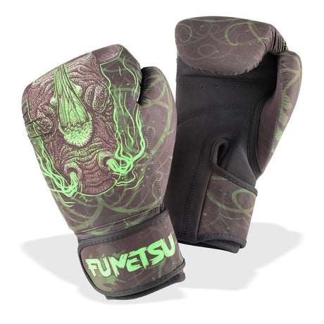 Fumetsu Rampage Washable Boxing Gloves Black-Green