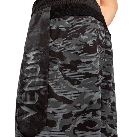 Venum Defender Dark Camo Training Shorts Black-Grey