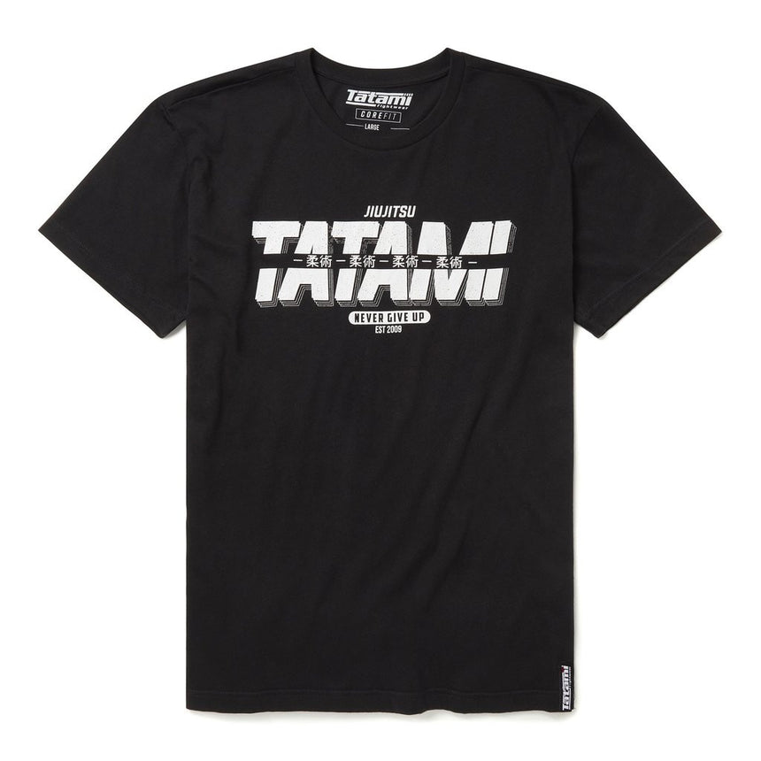 Tatami Fightwear Burnout T-Shirt Black