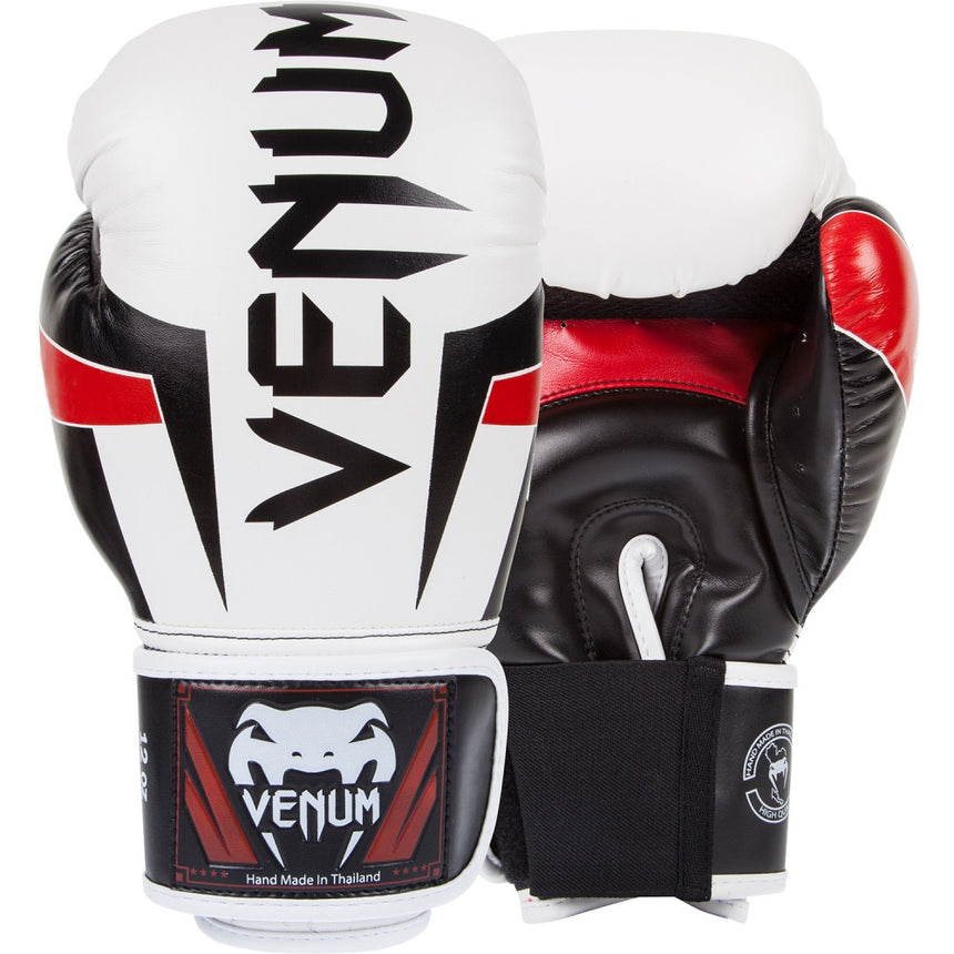 Venum Elite Boxing Gloves White