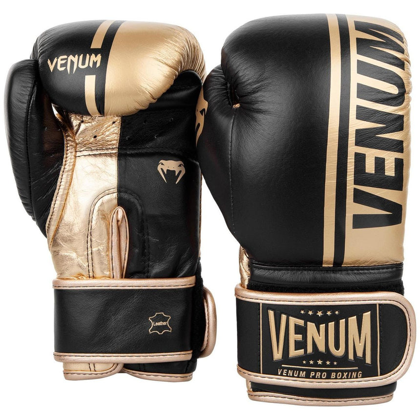 Venum Shield Pro Boxing Gloves Black/Gold