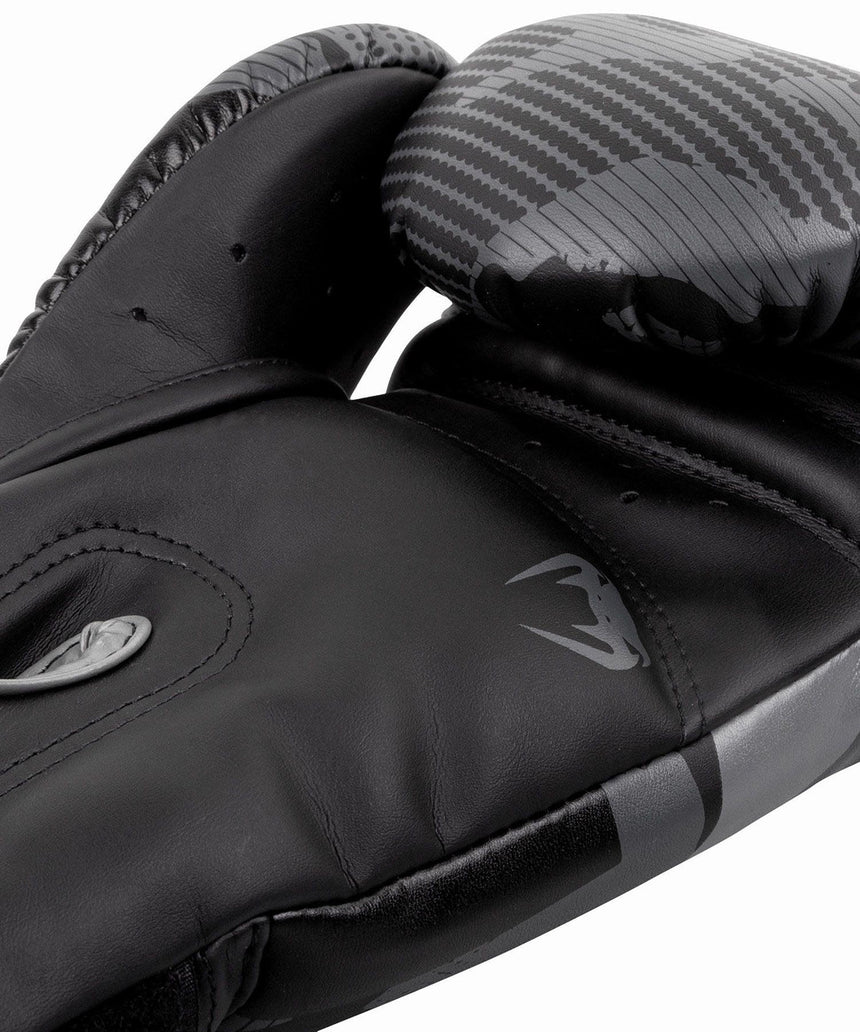 Venum Elite Boxing Gloves Black-Dark Camo