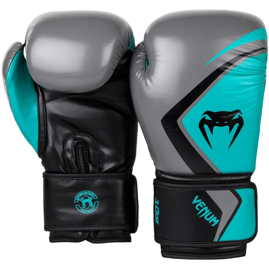 Venum Contender 2.0 Boxing Gloves Grey/Turquoise
